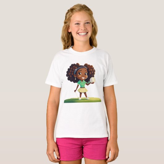 Junior Golf T-shirt (Voorkant volledig)
