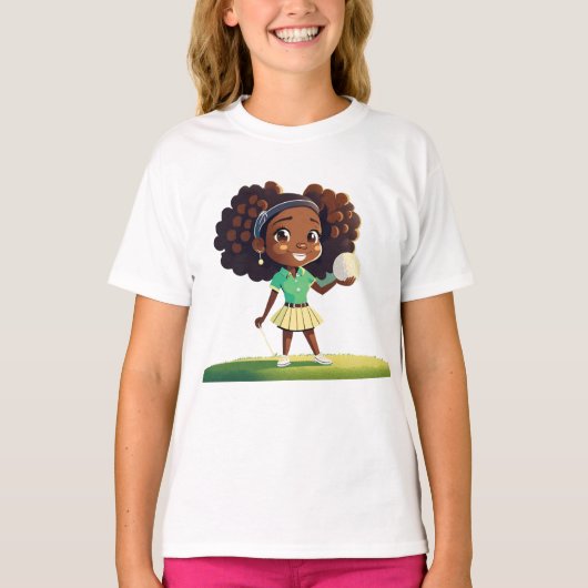 Junior Golf T-shirt (Voorkant)