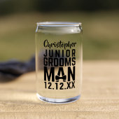 Junior Groomsman bruiloft gunst kan glas