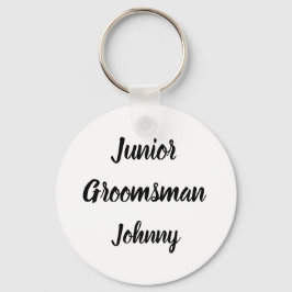 Junior Groomsman Gift Custom Name Gifts Wedding Sleutelhanger