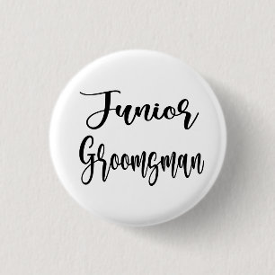 Junior Groomsman knoop Ronde Button 3,2 Cm
