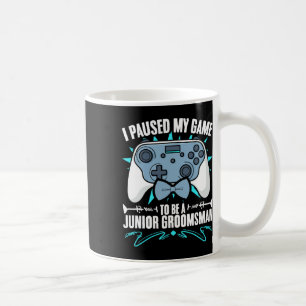 Junior Groomsman Videospelers Pauzeerde Mijn Game Koffiemok