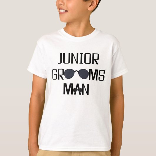 Junior Groomsman Wedding Party T-shirt (Voorkant)
