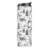JUNIOR Handlers Dog Show Black Toile Thermosbeker (Gedraaid links)