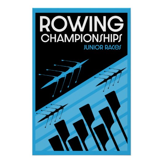 Junior Internationaal Roeien Perfect Poster (Voorkant)