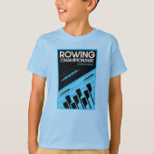 Junior Internationaal Roeien T-shirt (Voorkant)