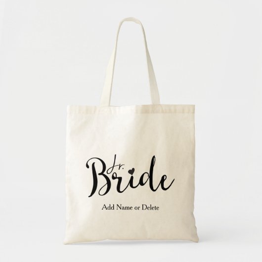 Junior Jr. Bridesmaid Tas Budget Canvas Canvas tas (Voorkant)