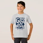 Junior Jr. Bruidsjonker Huwelijksfeest Crew T-shirt<br><div class="desc">Moderne junior jr. bruidsjonker shirt,  zwarte typografie t-shirt,  in een marineblauw thema. Een perfect cadeau voor je huwelijksfeest leden.</div>
