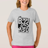 Junior Jr. Bruidsmeisje, huwelijksfeest T-shirt (Voorkant)