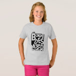 Junior Jr. Bruidsmeisje, huwelijksfeest T-shirt<br><div class="desc">Modern Junior Jr. Bruidsmeisje shirt,  zwarte typografie t-shirt. Een perfect cadeau voor je huwelijksfeest leden.</div>