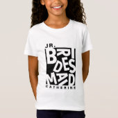 Junior Jr. Bruidsmeisje, trouwfeest T-shirt (Voorkant)