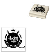 Junior League Champagne Hockey Team Rubberstempel (Gestempeld)