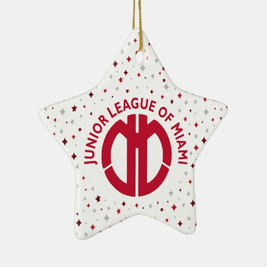 Junior League of Miami Keramisch Ornament (Rechts)