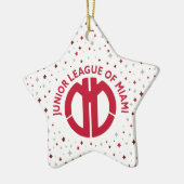 Junior League of Miami Keramisch Ornament (Links)