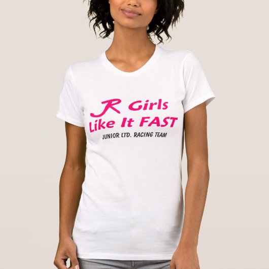 Junior Ltd. "Snel meisje" T-shirt (Voorkant)