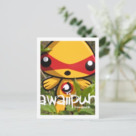 Junior Mascot Briefkaart (Staand voorkant)