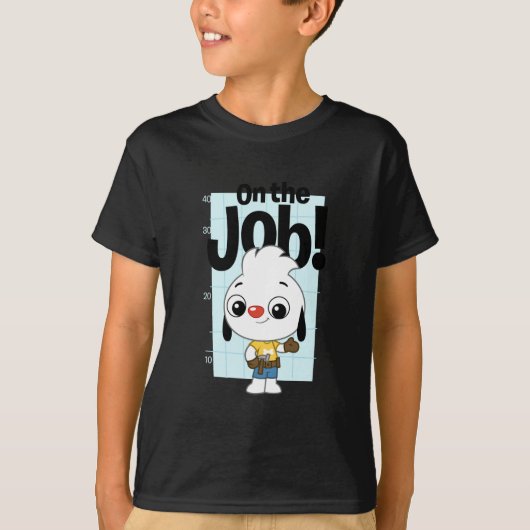 Junior op de baan t-shirt (Voorkant)