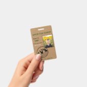 Junior Park Ranger Birthday Party Badge (Handheld)