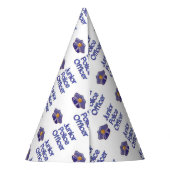 junior politieman feesthoedjes (Achterkant)