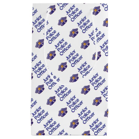 junior politieman klein cadeauzakje (Voorkant)