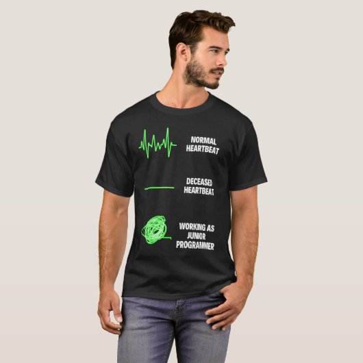 Junior Programmer Professional Worker Programming  T-shirt (Voorkant volledig)