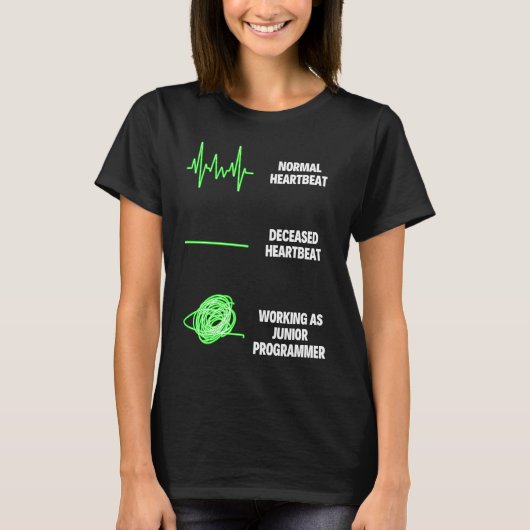 Junior Programmer Professional Worker Programming  T-shirt (Voorkant)
