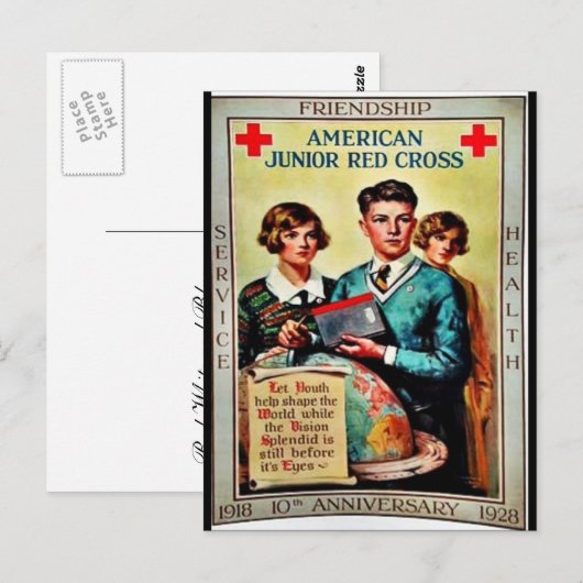 Junior Red Cross 5 Briefkaart (Voorkant / Achterkant)