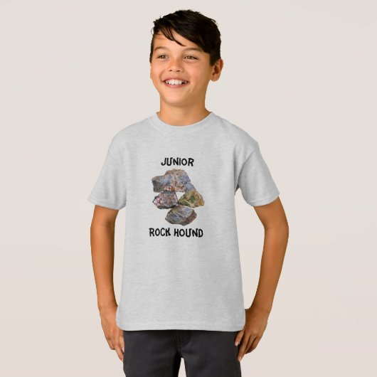 Junior Rock Hound Collectors T-shirt (Voorkant volledig)