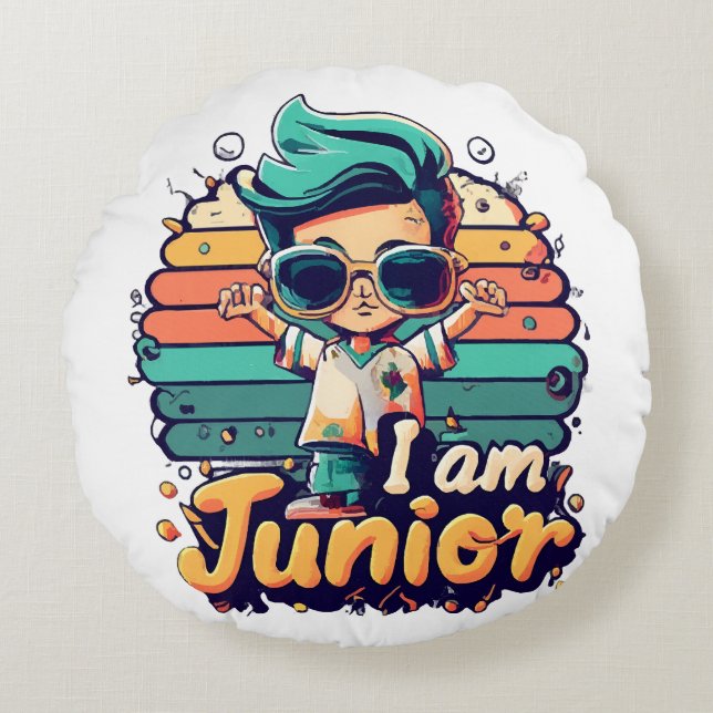 Junior Rond Kussen (Voorkant)