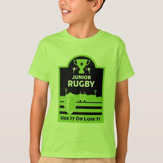 Junior Rugby Players T-Shirt (Voorkant)
