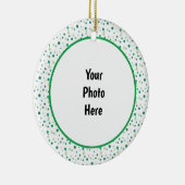 Junior Scout met kerstversiering Keramisch Ornament (Rechts)