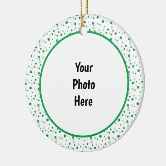 Junior Scout met kerstversiering Keramisch Ornament (Links)