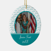 Junior Scout Photo Ornament (Rechts)