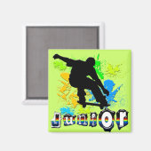 Junior - Skateboarden Magneet (Voorkant / Achterkant)