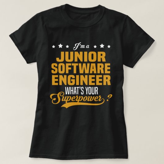 Junior Software Engineer T-shirt (Design voorkant)