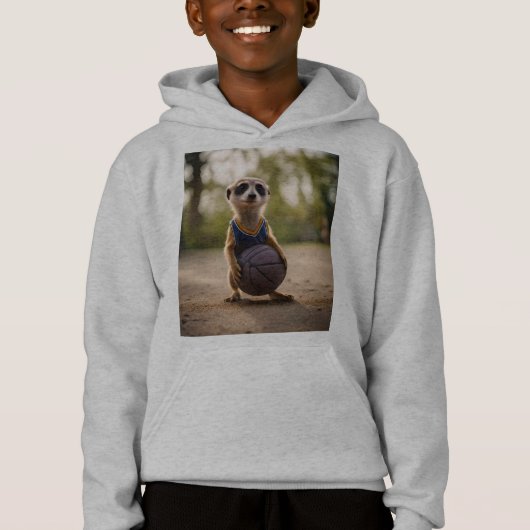 Junior stokstaartje basketballspeler, (Voorkant)