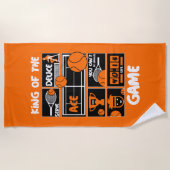 Junior Tennis Player Strandlaken (Voorkant)