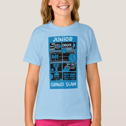 Junior Tennis Player T-shirt (Voorkant)