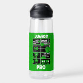 Junior Tennis Player T-Shirt Waterfles (Achterkant)