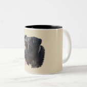 Junior The Schnauzer Tweekleurige Koffiemok (Voorkant rechts)