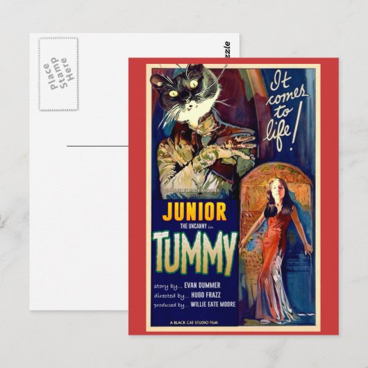 Junior the Uncanny Briefkaart (Voorkant / Achterkant)