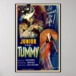 Junior the Uncanny in The Tummy. Poster
