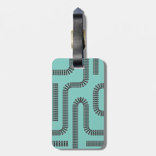 Junior Train Conductor Bag Label Bagagelabel (Achterkant verticaal)