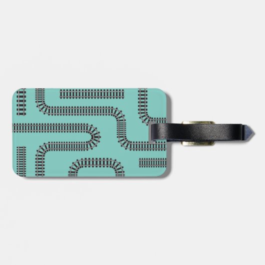 Junior Train Conductor Bag Label Bagagelabel (Achterkant horizontaal)