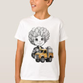 Junior Trucker Unisex Kind T-shirt (Voorkant)