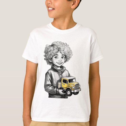 Junior Trucker Unisex Kind T-shirt (Voorkant)