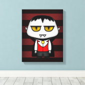 Junior Vampire Canvas Afdruk (Insitu (Houten vloer))