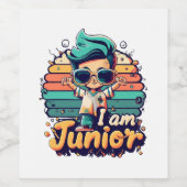 Junior Wijn Etiket (Enkel label)
