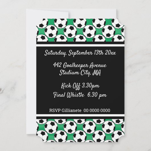 Junior youth soccer event BKW Kaart (Achterkant)