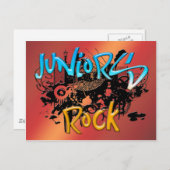 Juniors Rock Briefkaart (Voorkant / Achterkant)
